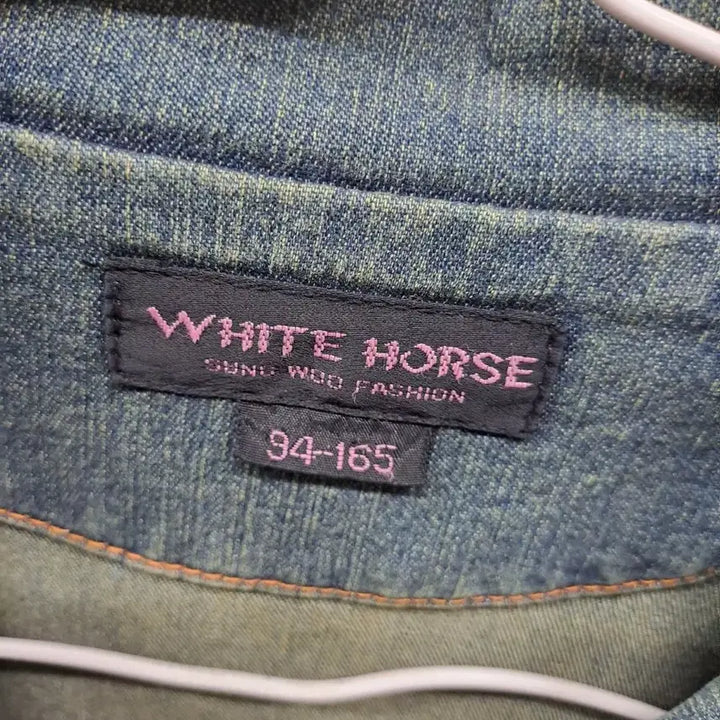 [BUNJANG] WHITE HORSE Denim Jacket (Size 77) / WHITE HORSE데님자켓77