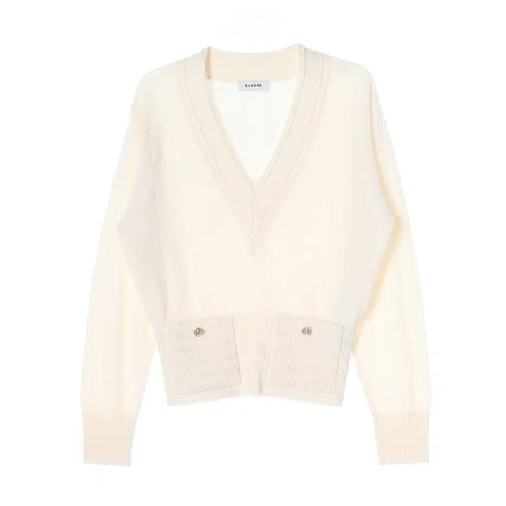 [BUNJANG] Sandro Cashmere Knit Sweater / 산드로 여성 캐시미어 니트 1size