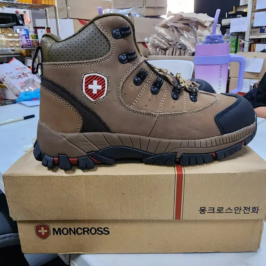 [SOLD OUT] 몽크로스 브라운 안전화 등산화