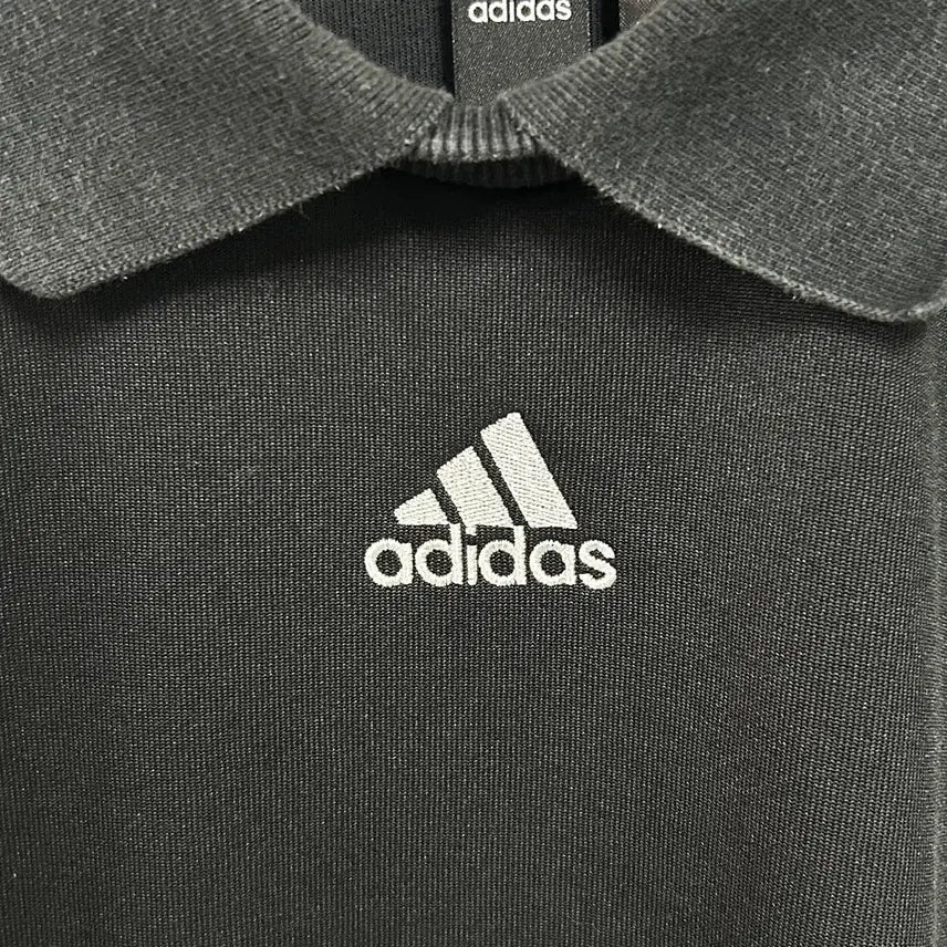 [BUNJANG] Adidas Embroidered Logo Express Crop Sweatshirt Black / 아디다스 자수로고 익스프레스 크롭 스웨트셔츠 블랙