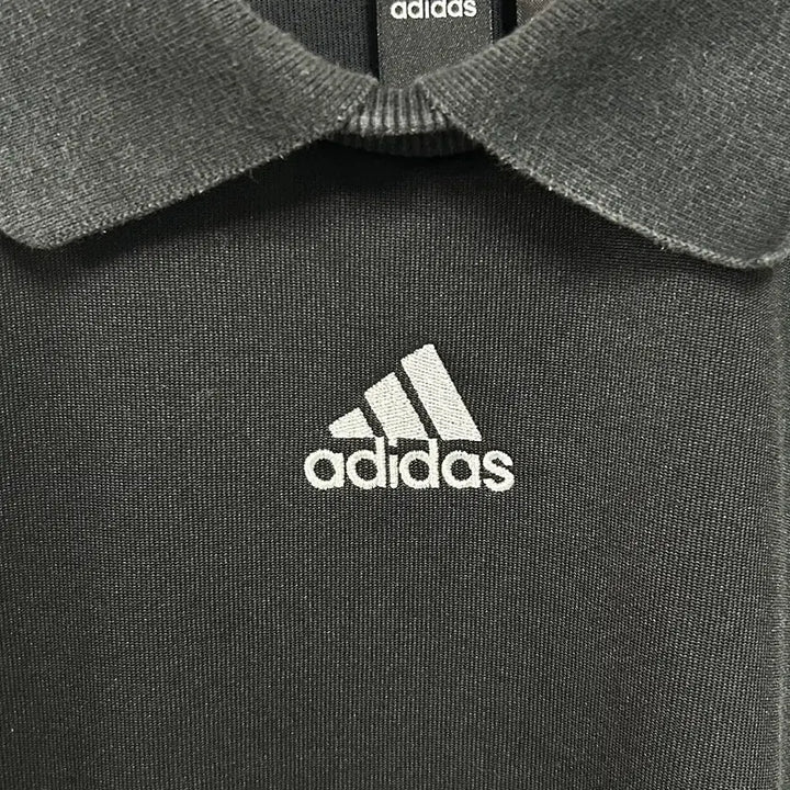 [BUNJANG] Adidas Embroidered Logo Express Crop Sweatshirt Black / 아디다스 자수로고 익스프레스 크롭 스웨트셔츠 블랙