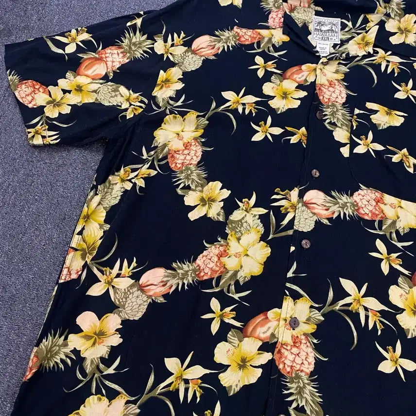 [BUNJANG] Vintage Hawaiian Short Sleeve Shirt / 빈티지 하와이안 반팔 셔츠