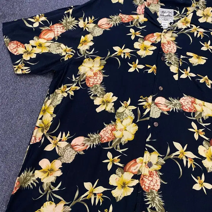 [BUNJANG] Vintage Hawaiian Short Sleeve Shirt / 빈티지 하와이안 반팔 셔츠