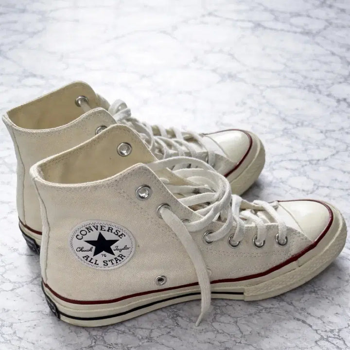 [BUNJANG] Converse Chuck Taylor 70 Ivory High Top Sneakers / 컨버스 척테일러70 아이보리 하이