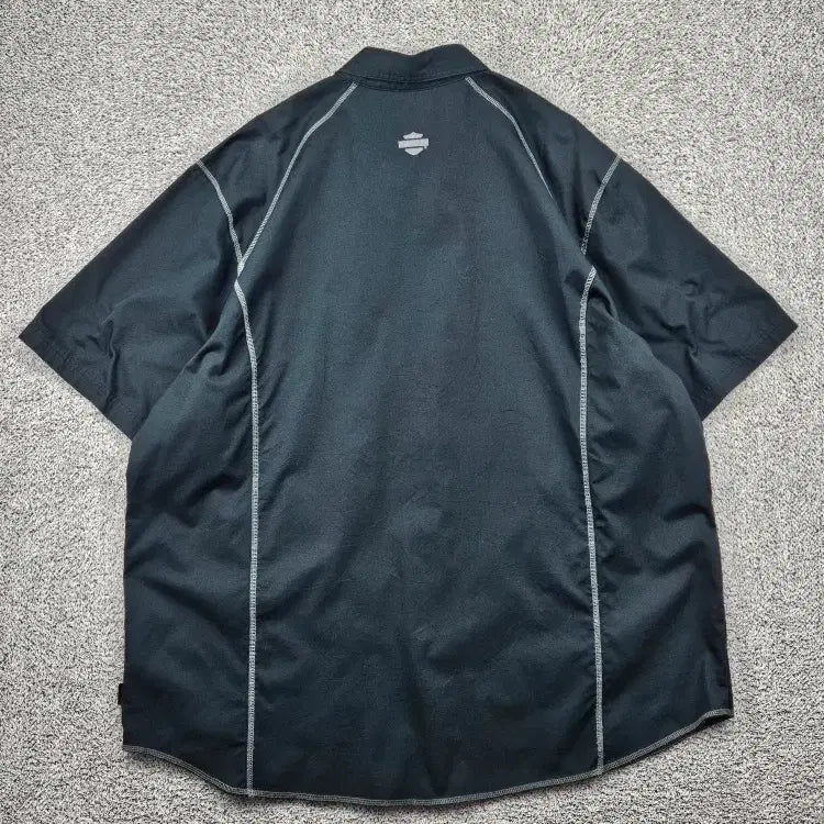 [BUNJANG] Harley Davidson Biker Half Sleeve Shirt (2XL) / 할리데이비슨 바이커 하프 반팔 셔츠 ( 2XL ) / 11861