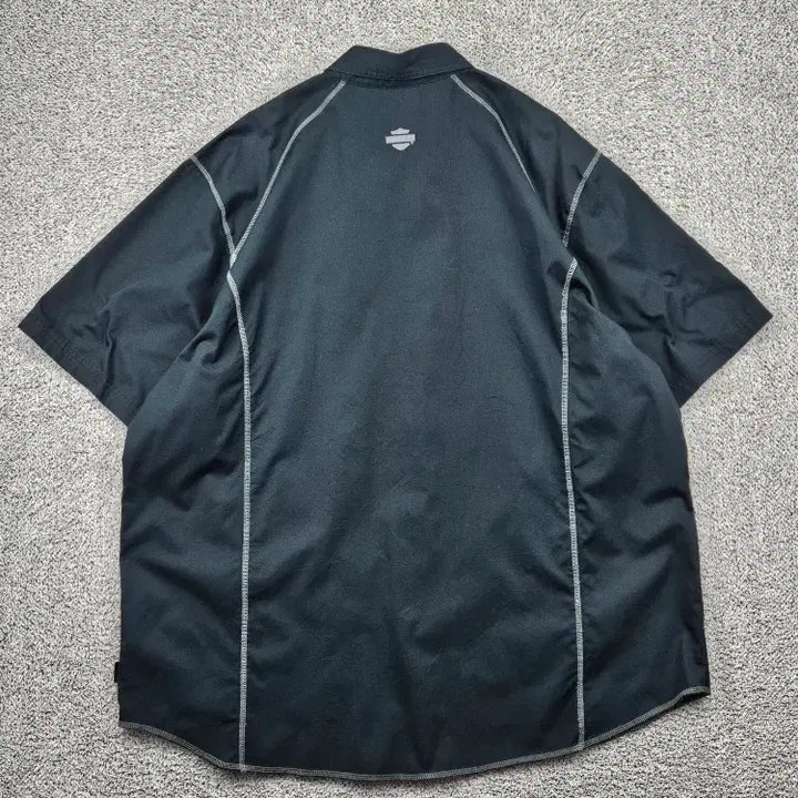 [BUNJANG] Harley Davidson Biker Half Sleeve Shirt (2XL) / 할리데이비슨 바이커 하프 반팔 셔츠 ( 2XL ) / 11861
