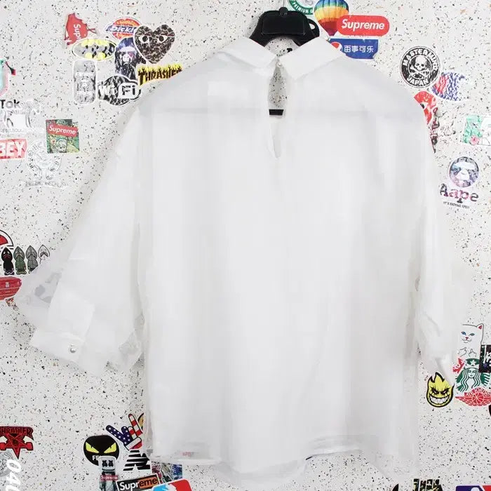 [BUNJANG] Going Pearl Embellished Shirt Blouse / 여성F / 고잉 진주장식 셔츠 블라우스WT 12-134