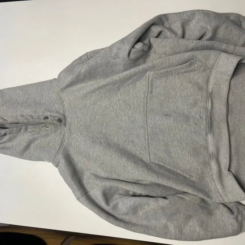 [BUNJANG] Gamma Gallery Plain Snap Hoodie / 감마갤러리 플레인 스냅 후드티