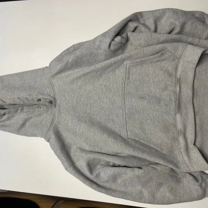 [BUNJANG] Gamma Gallery Plain Snap Hoodie / 감마갤러리 플레인 스냅 후드티