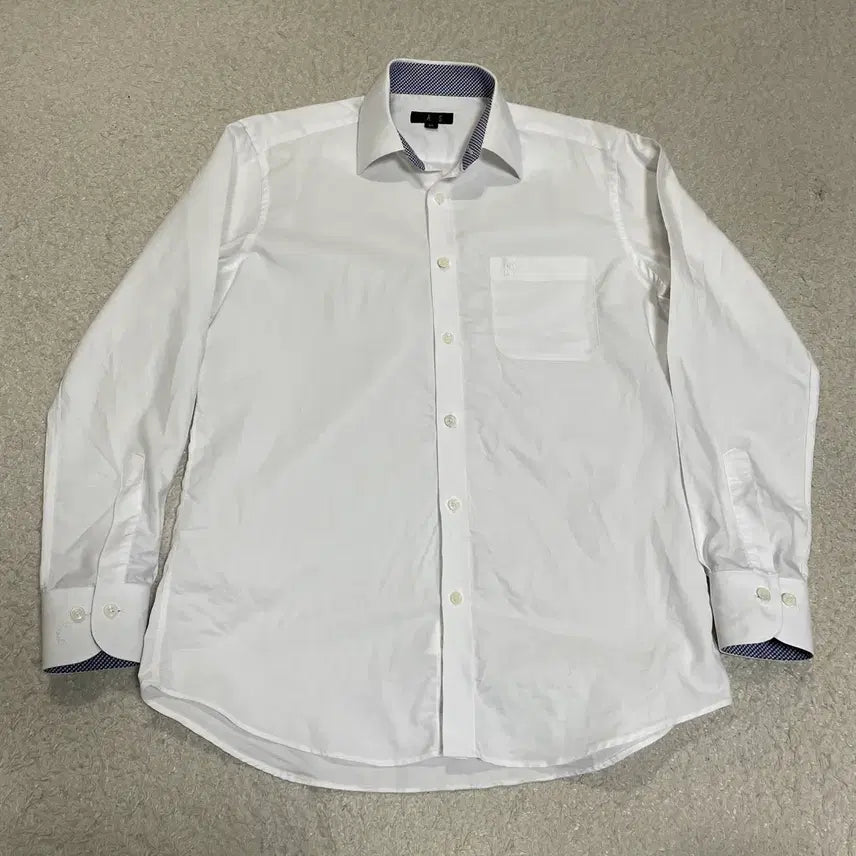 [BUNJANG] Daks White Long Sleeve Shirt 95 / 닥스 화이트 긴팔 셔츠 95