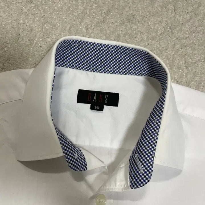 [BUNJANG] Daks White Long Sleeve Shirt 95 / 닥스 화이트 긴팔 셔츠 95