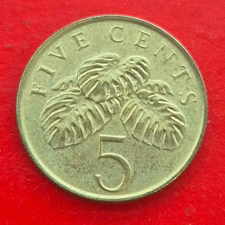 [BUNJANG] 1995 Singapore 5 Cent Coin / 1995 싱가포르 5센트 동전 M1663