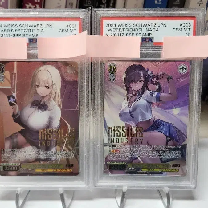 [SOLD OUT] 바이스 슈발츠 니케 일어판 ssp 티아 &amp; 나가 psa10