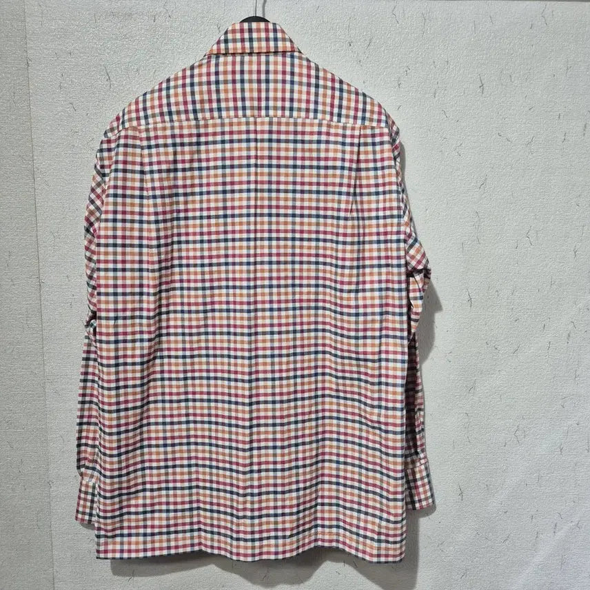 [BUNJANG] Daks Check Long Sleeve Shirt / 닥스 체크 긴팔 셔츠