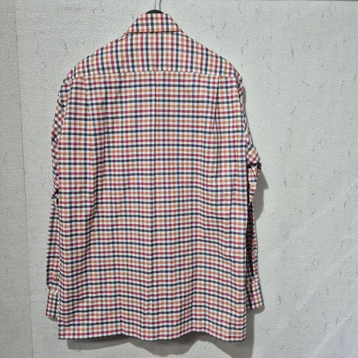 [BUNJANG] Daks Check Long Sleeve Shirt / 닥스 체크 긴팔 셔츠