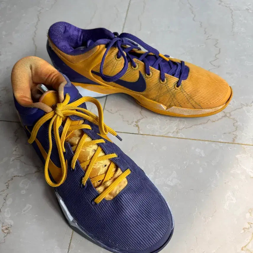 [BUNJANG] Nike Zoom Kobe 7 Yin Yang Lakers Color Sneakers / 나이키 / 줌코비7 음양 레이커스 컬러 / 285(10.5)