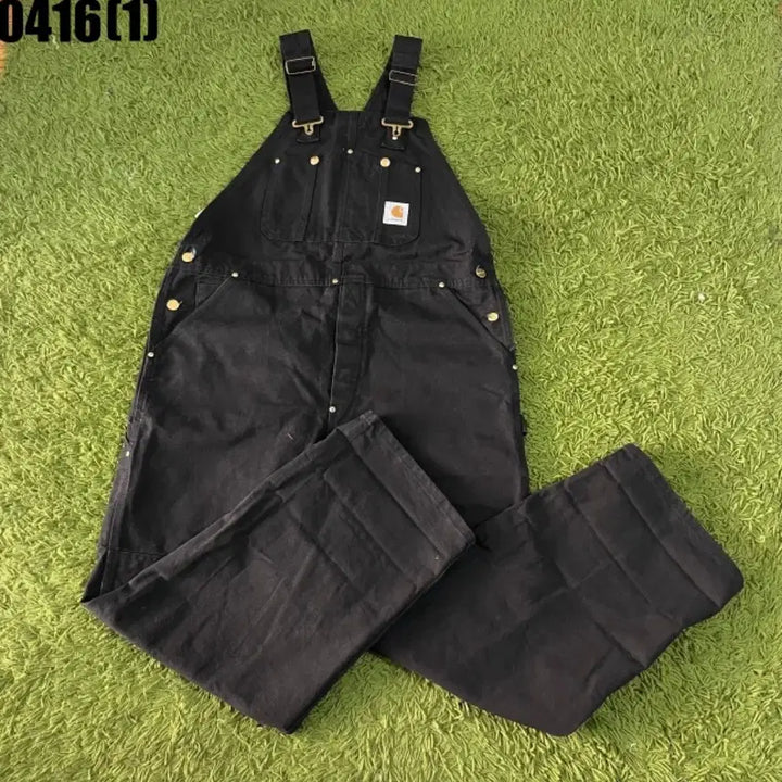 [BUNJANG] Carhartt Black Overalls Pants / 칼하트 블랙 오버롤 팬츠