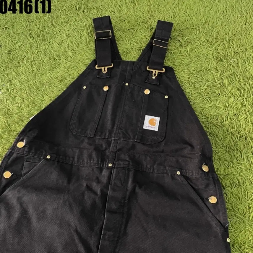 [BUNJANG] Carhartt Black Overalls Pants / 칼하트 블랙 오버롤 팬츠