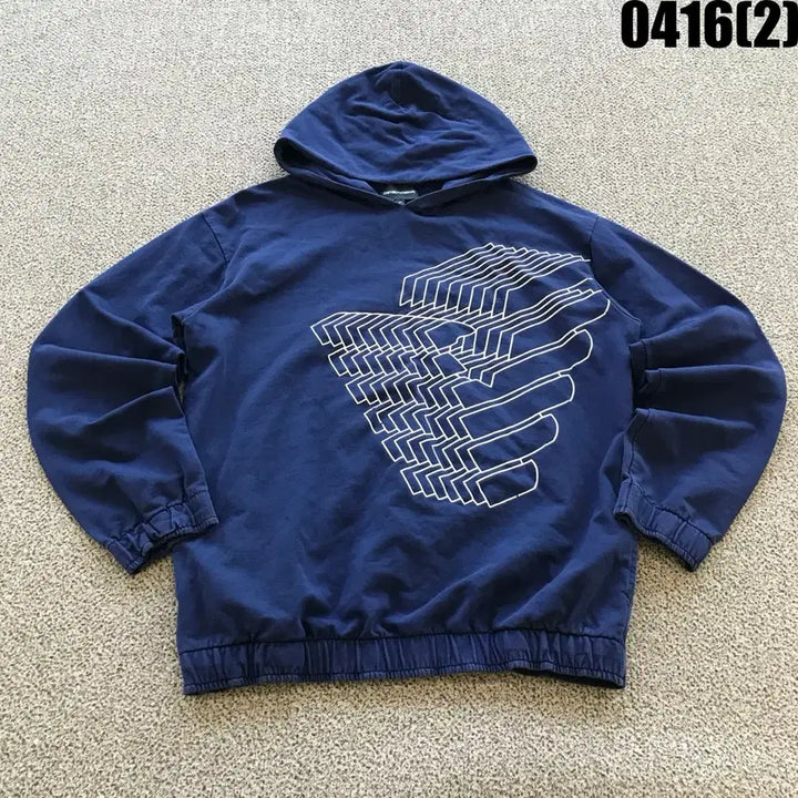 [BUNJANG] Emporio Armani Navy Hoodie / 엠포리오 아르마니 네이비 후드티 175