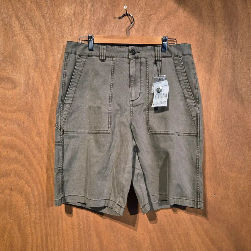 [SOLD OUT] 버커루 면 반바지 32 (번562 카키