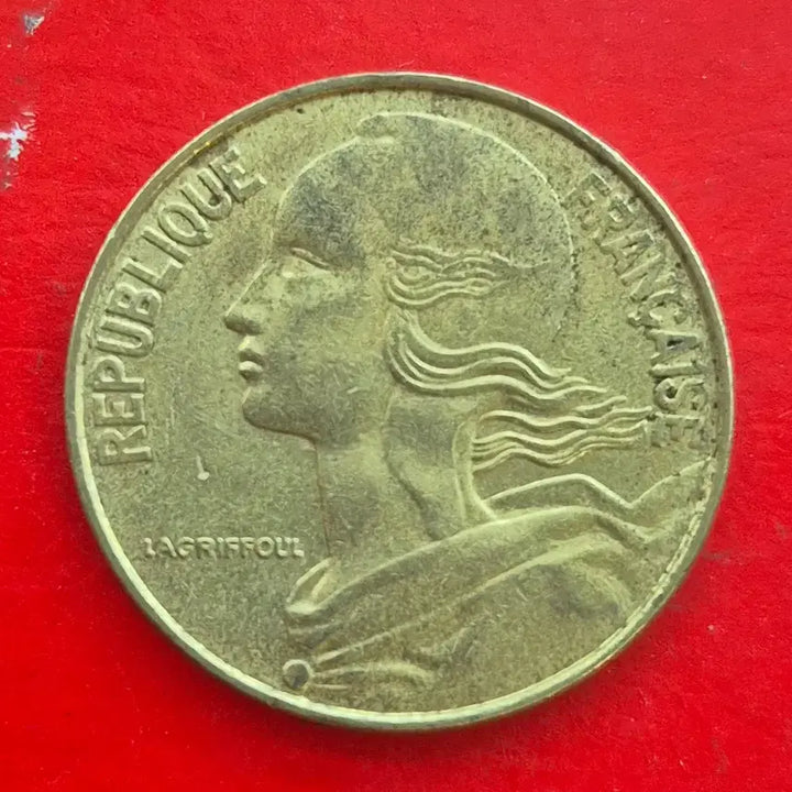 [BUNJANG] 1974 French 20 Centimes Coin / 1974 프랑스 20상팀 동전 M1664
