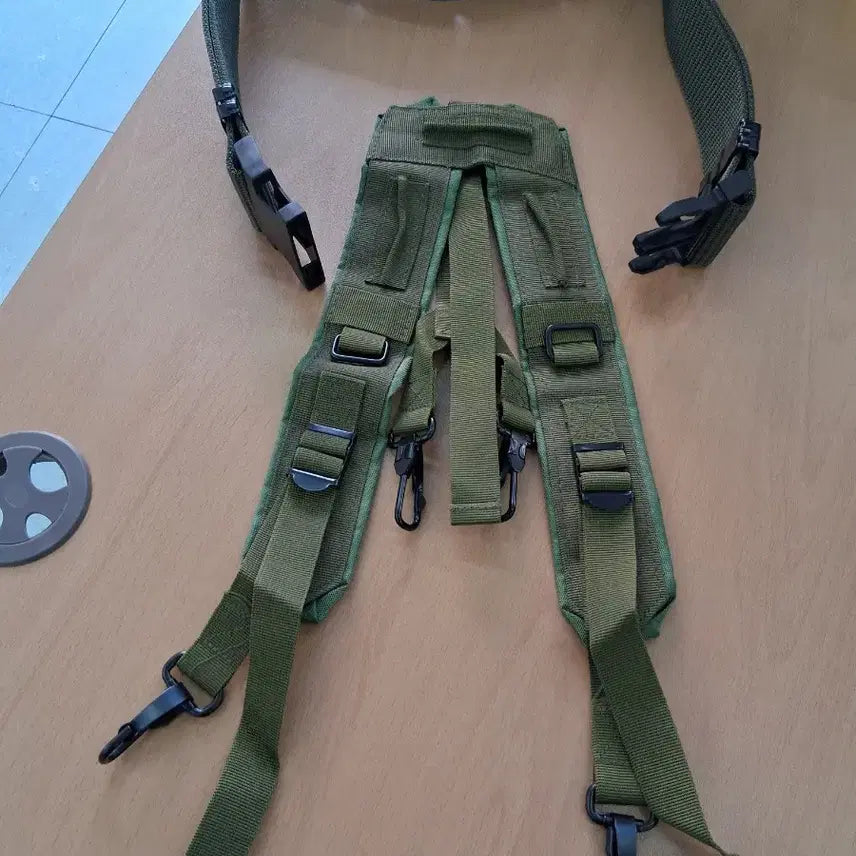 [BUNJANG] Outdoor Training Belt Set / 야생 야외 훈련 벨트 등산 군사 벨트 어깨 가슴 스트렙. 세트