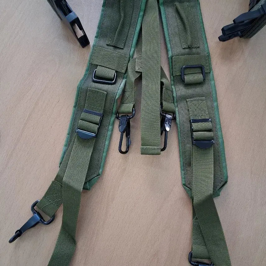 [BUNJANG] Outdoor Training Belt Set / 야생 야외 훈련 벨트 등산 군사 벨트 어깨 가슴 스트렙. 세트