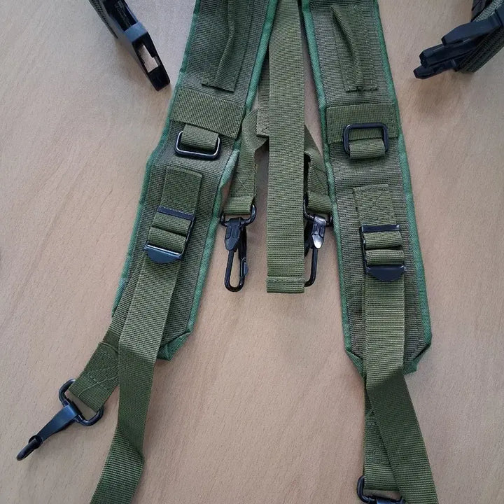 [BUNJANG] Outdoor Training Belt Set / 야생 야외 훈련 벨트 등산 군사 벨트 어깨 가슴 스트렙. 세트