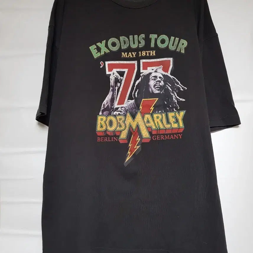 [SOLD OUT] 밥말리 Exodus Tour 반팔 티셔츠 블랙