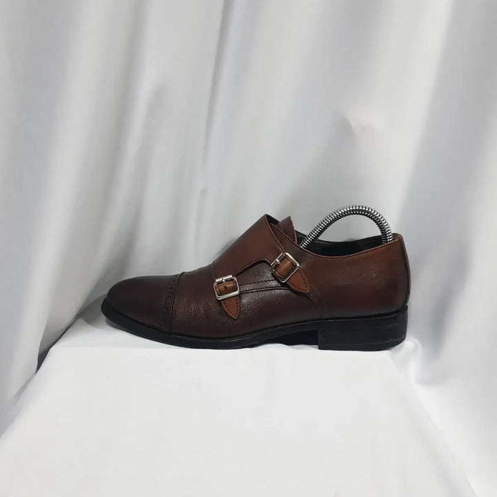 [BUNJANG] Stemar Double Monk Strap Shoes / 두하빈티지 7.5 255 Stemar 이태리 수제 더블 몽크스트랩 구두