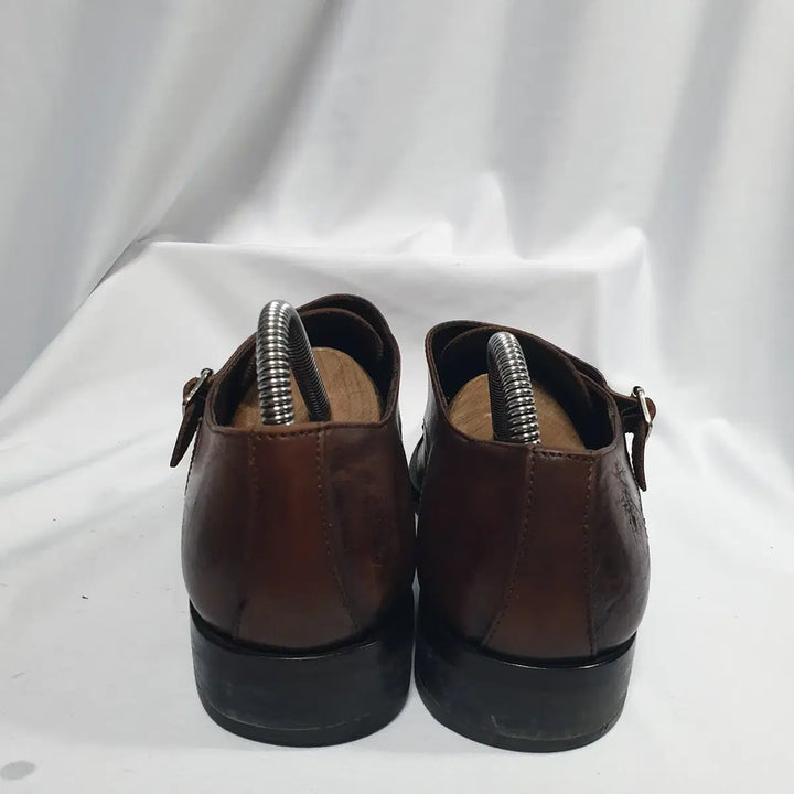 [BUNJANG] Stemar Double Monk Strap Shoes / 두하빈티지 7.5 255 Stemar 이태리 수제 더블 몽크스트랩 구두