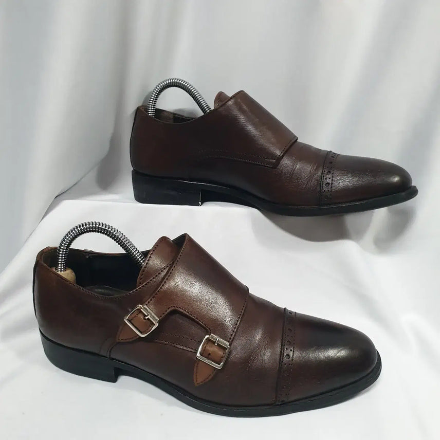 [BUNJANG] Stemar Double Monk Strap Shoes / 두하빈티지 7.5 255 Stemar 이태리 수제 더블 몽크스트랩 구두