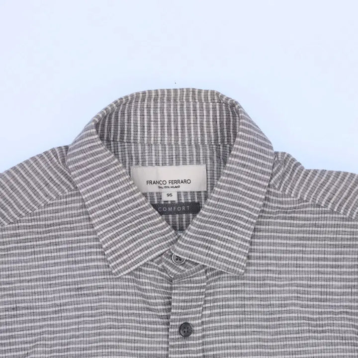 [BUNJANG] Franco Ferrara Short Sleeve Shirt / 95 프랑코페라로 반팔 셔츠 0413M