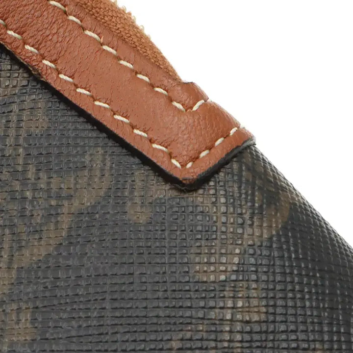 [BUNJANG] Celine Triomphe Canvas Tan Calfskin Small Clutch / 셀린느 트리오페 캔버스 탄 카프스킨 스몰 클러치 10D672BZQ