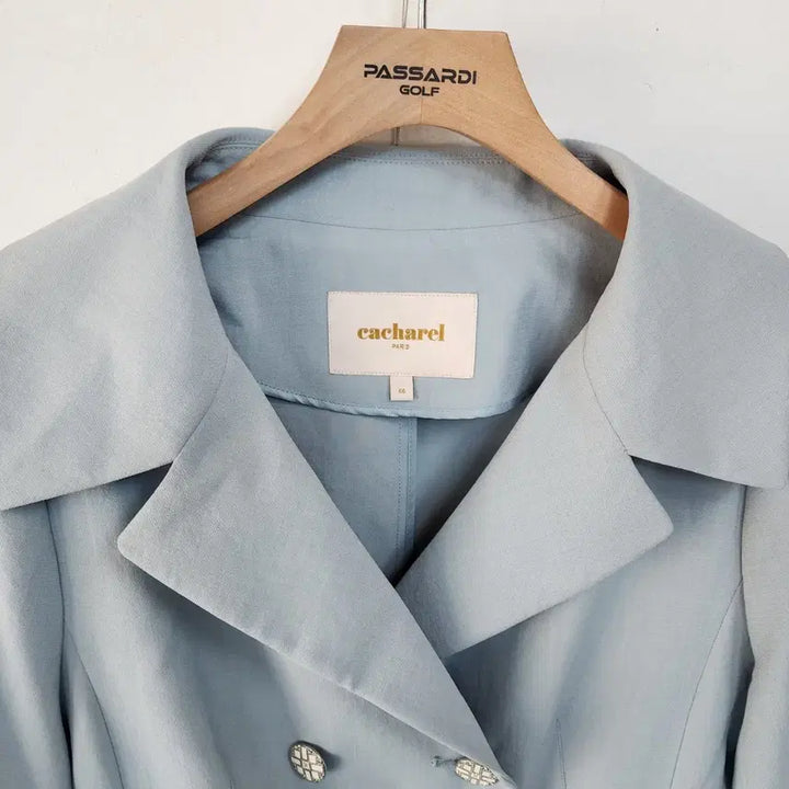 [BUNJANG] Cacharel Double Button Jacket - Blue / 까사렐 더블 버튼 자켓 블루