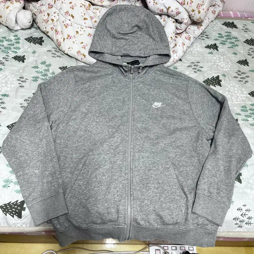[SOLD OUT] [XL] 나이키 NSW 클럽 풀 집 후드 그레이 헤더