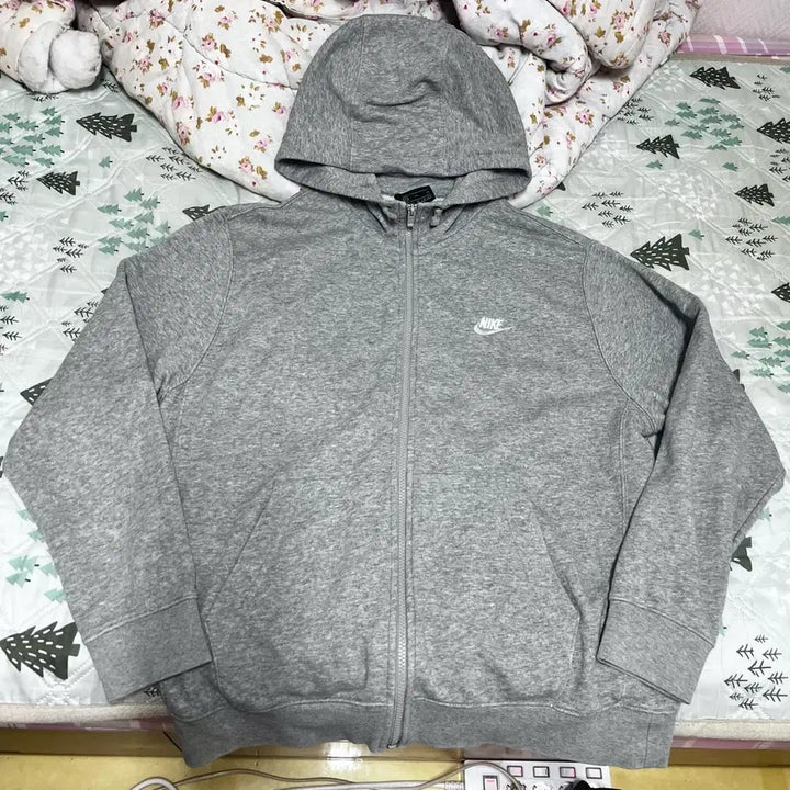 [SOLD OUT] [XL] 나이키 NSW 클럽 풀 집 후드 그레이 헤더