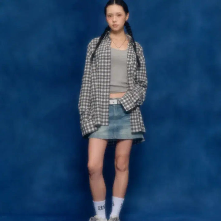 [SOLD OUT] 애즈온 essential check shirt