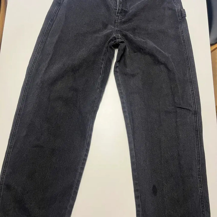 [BUNJANG] Suede Washed Baggy Denim Pants / 스웨이드 배기 데님