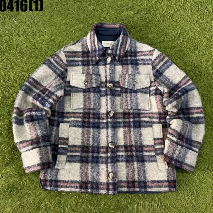 [BUNJANG] Isabel Marant Check Wool Shirt Jacket S / 이자벨마랑 체크 울 셔츠 자켓 S
