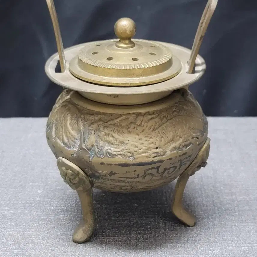 [BUNJANG] Brass Tripod Incense Burner / 황동 삼족 향로