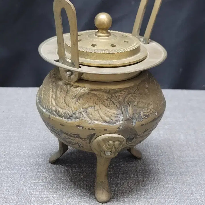 [BUNJANG] Brass Tripod Incense Burner / 황동 삼족 향로