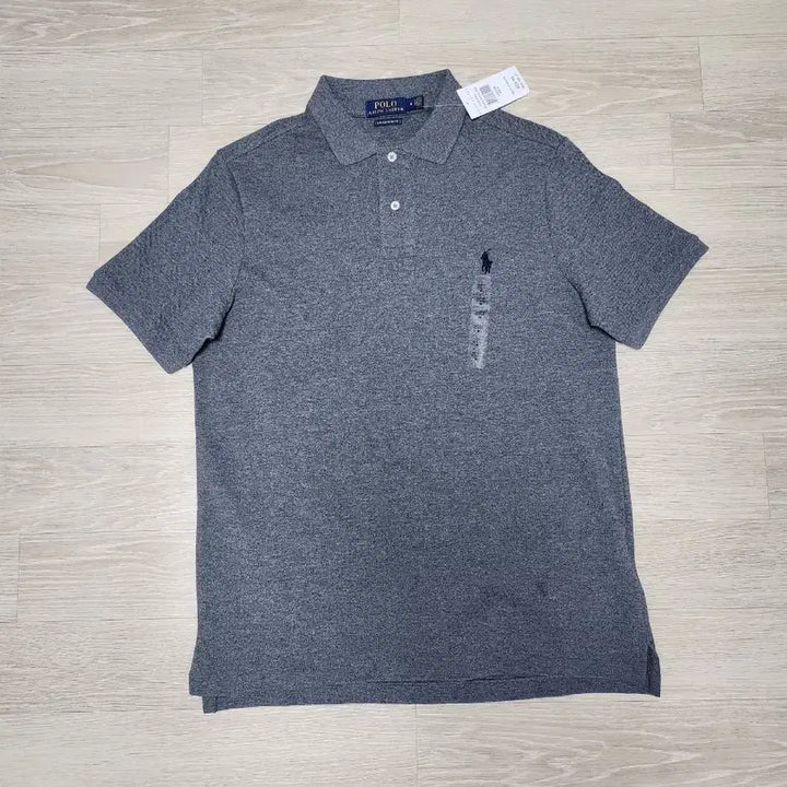 [SOLD OUT] 폴로 랄프로렌 챠콜그레이 반팔 폴로티셔츠L