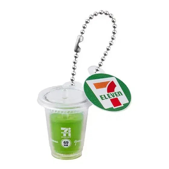 [SOLD OUT] 일본 세븐일레븐 그린스무디/딸기바나나 키링가챠 2종 일괄