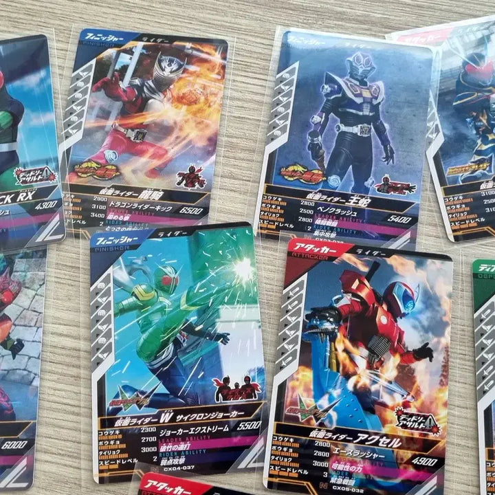 [BUNJANG] Kamen Rider Ganbarizing Card Bundle Set / 가면라이더 간바라이징 카드 일괄 12장