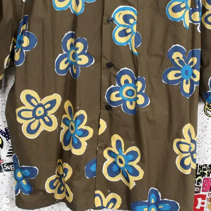 [SOLD OUT] 남성L / 마르니 유니클로 플라워 반팔셔츠KH 12-135