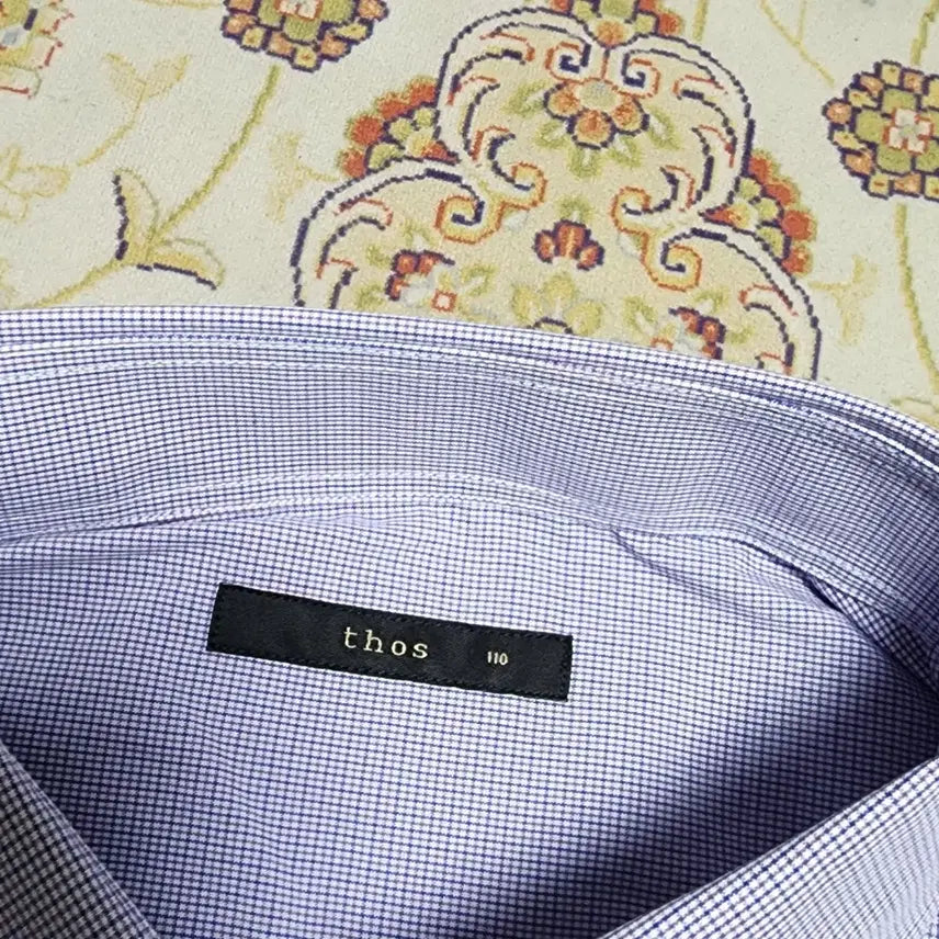 [SOLD OUT] 새상품) Thos 남성 체크 반팔 셔츠 110