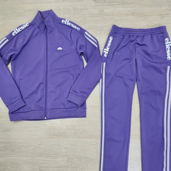 [BUNJANG] Ellesse Purple Training Suit Set / 엘레쎄 퍼플 트레이닝복 세트 상90 하70