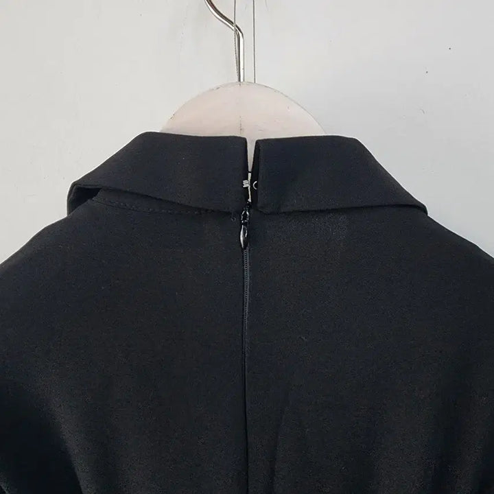 [BUNJANG] BENITO Tailored Black Wrap Long Dress / BENITO 테일러드 블랙 랩 스타일 롱 원피스