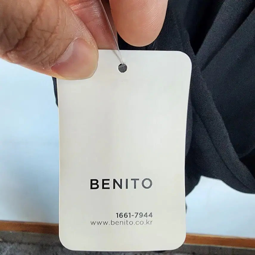 [BUNJANG] BENITO Tailored Black Wrap Long Dress / BENITO 테일러드 블랙 랩 스타일 롱 원피스